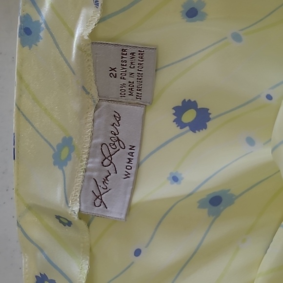 NWOT Kim Roger's women's sleeveless night shirt/short gown size 2X - Picture 2 of 6